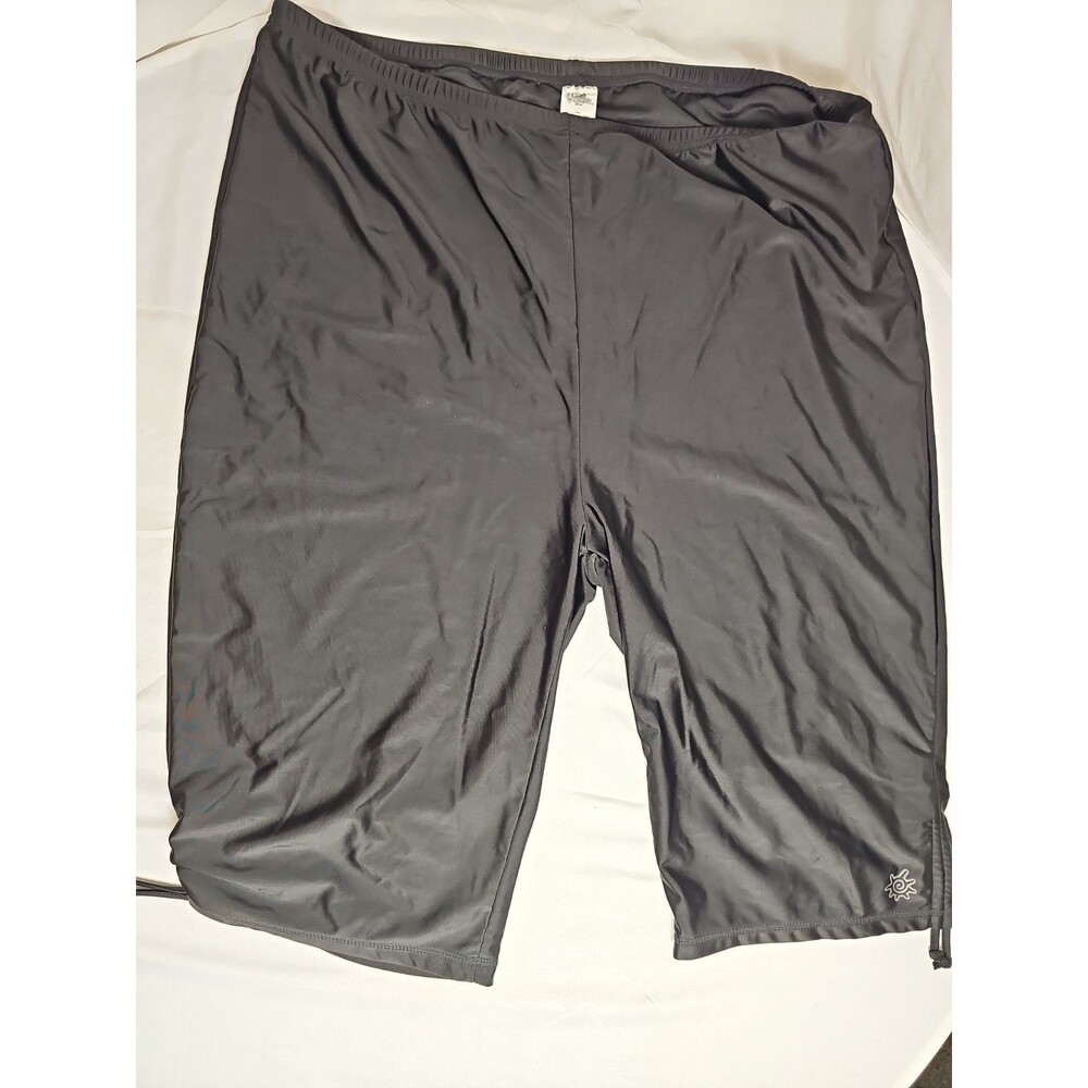 UV Skinz Women's Swim Pants 4X Black UPF Sun Protection Swim Bottoms Plus Size